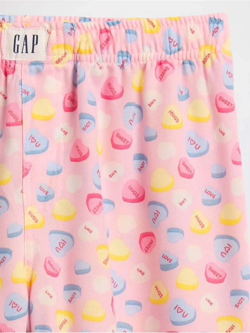 GAP Kids Candy Hearts Pajama Pants Girls’ Size 6 NEW